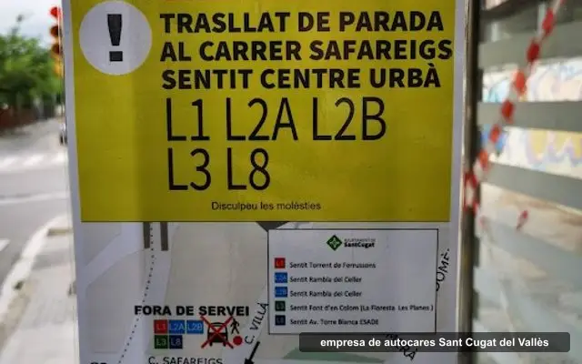 A4, empresa d'autocars a Sant Cugat del Vallès