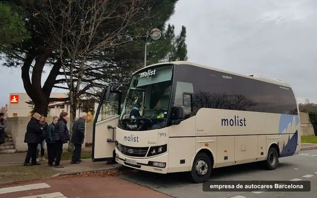 Autocares Molist, empresa d'autocars a Barcelona