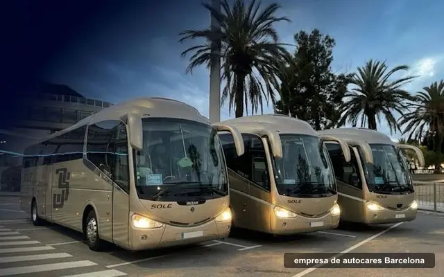 Autocares Solé, empresa d'autocars a Barcelona