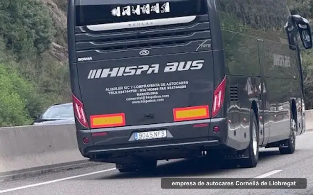 Hispabus S A, empresa d'autocars a Cornellà de Llobregat