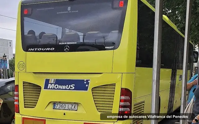 Monbus, empresa d'autocars a Vilafranca del Penedès