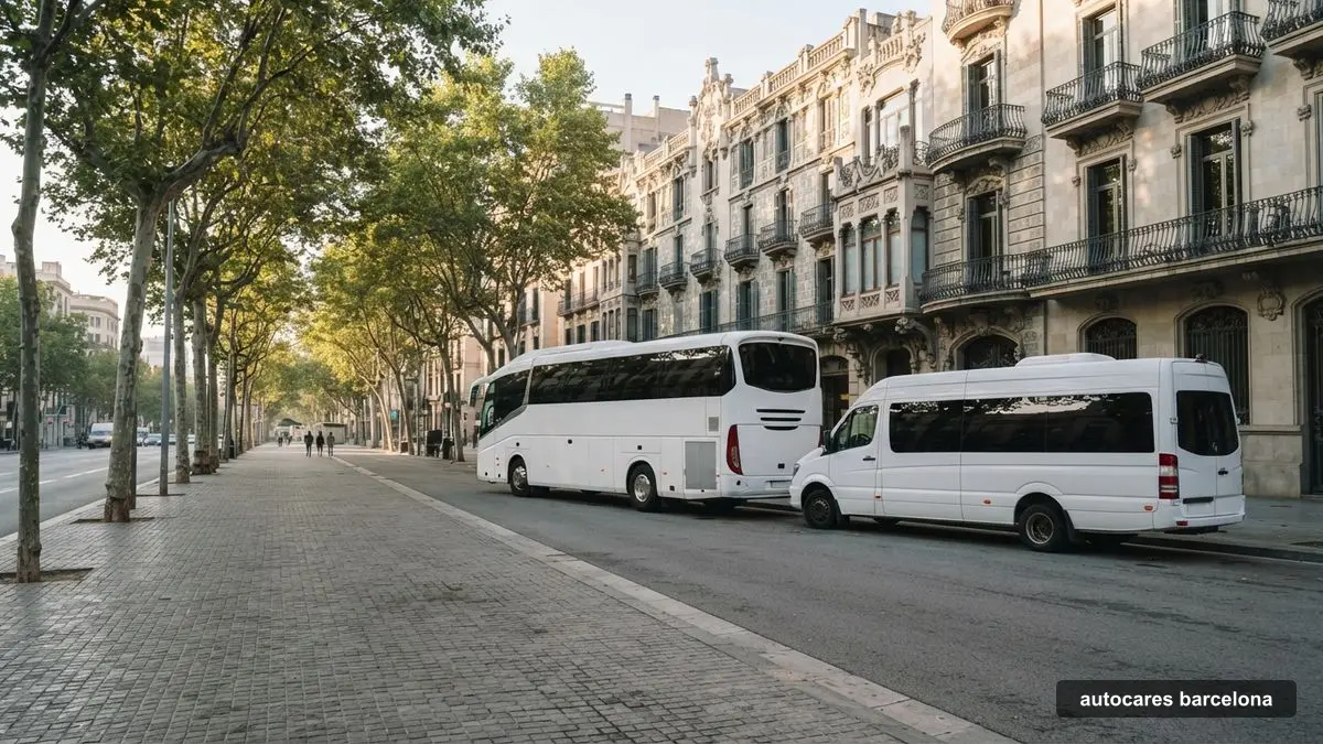 Coach hire in Barcelona: bus companies with a driver