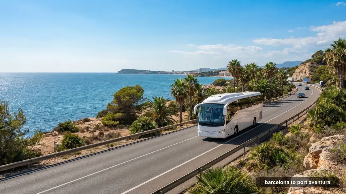 Barcelona to PortAventura: train, bus or private coach
